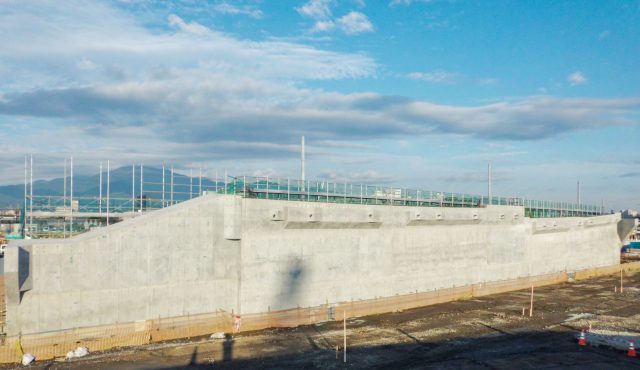 画像：新東名高速道路 厚木南インターチェンジ工事