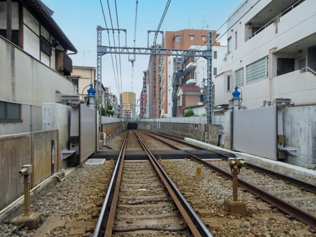 画像：大鳥居駅浸水対策工事